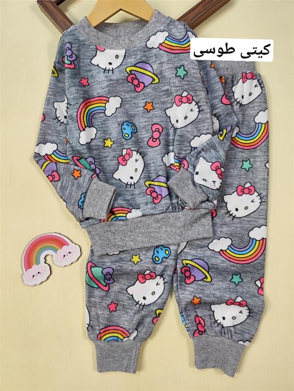 بلوز شلوار مخملی کارتونی fall