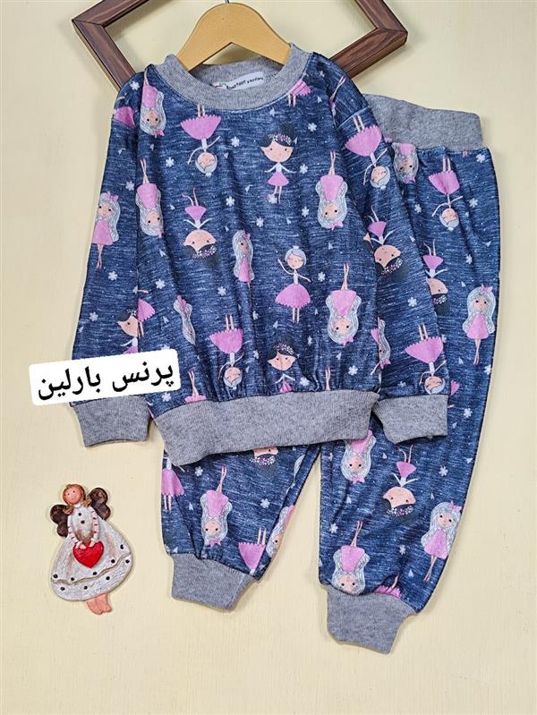 بلوز شلوار مخملی کارتونی fall