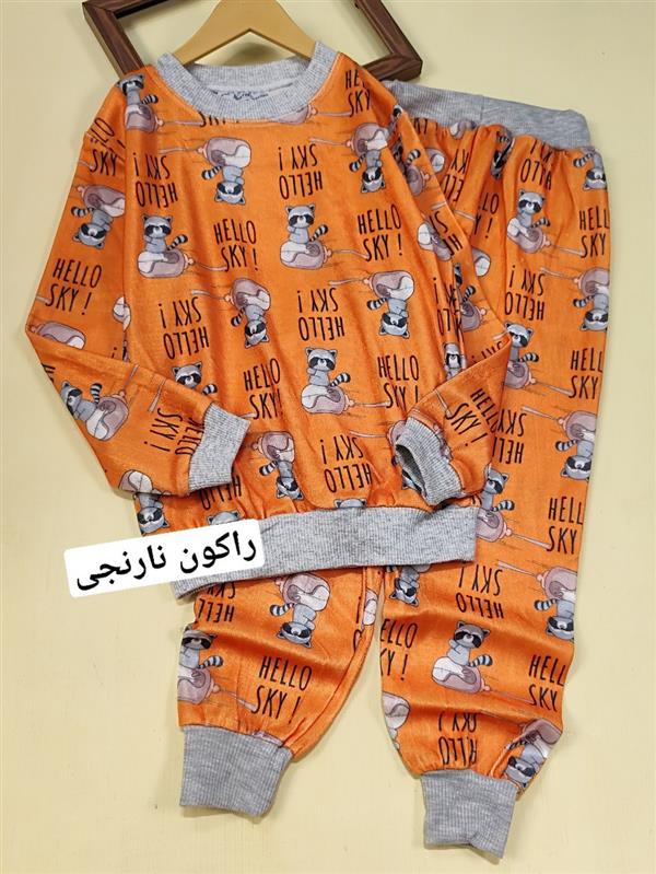 بلوز شلوار مخملی کارتونی fall