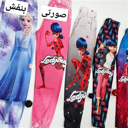 شلوار دختر کفشدوزکی