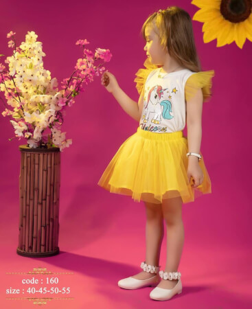 تاپ و دامن تکشاخ 🦄