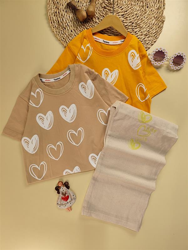 تیشرت شلوار bublde heart