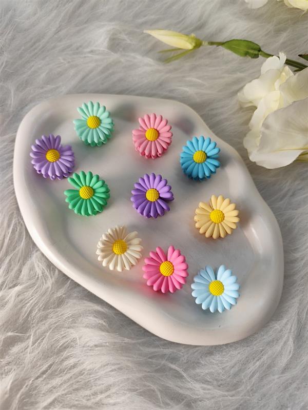 گیره بابونه رنگارنگ 