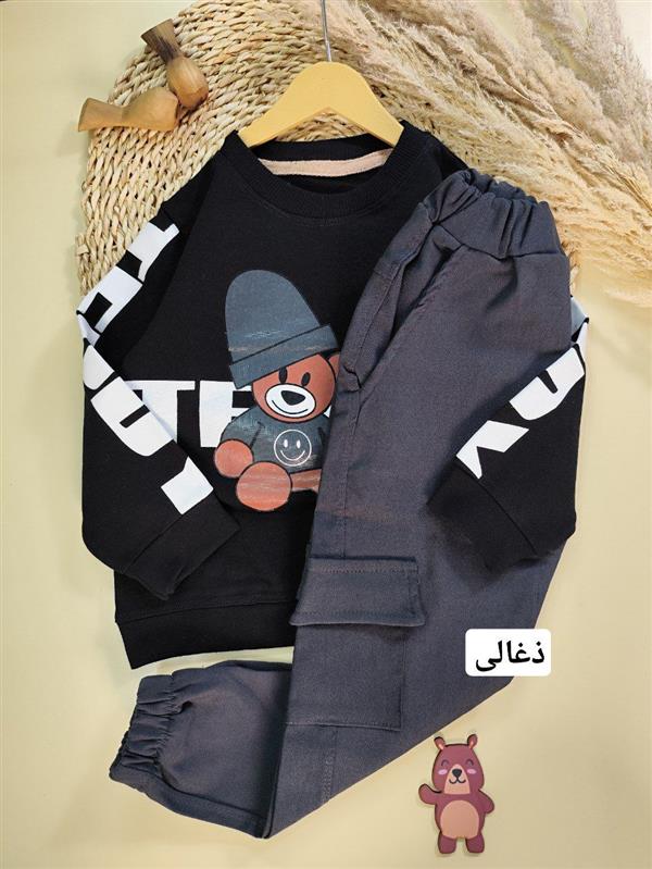 بلوز شلوار خرس عروسکی مشکی