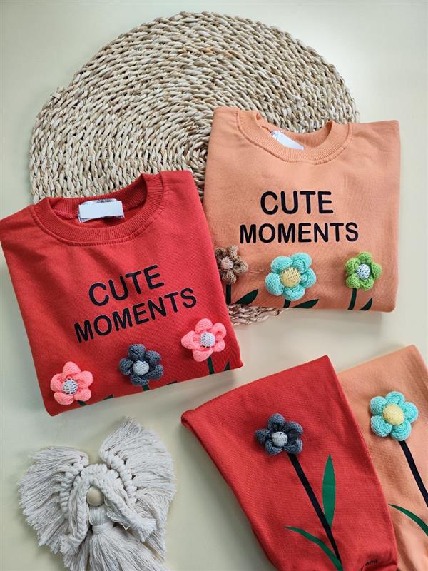 بلوز شلوار گل Cute moments 