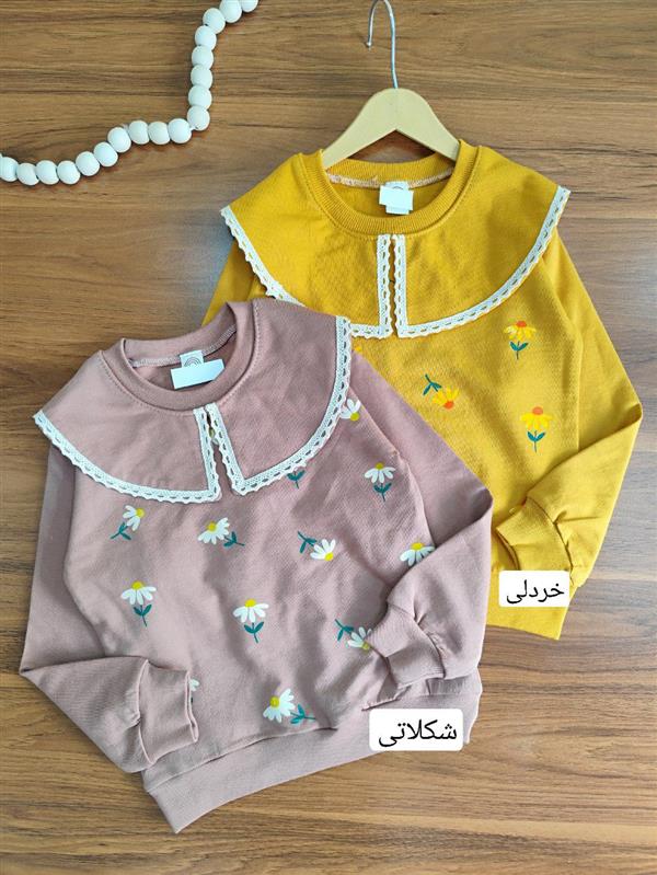 بلوز تک یقه ملوانی گل