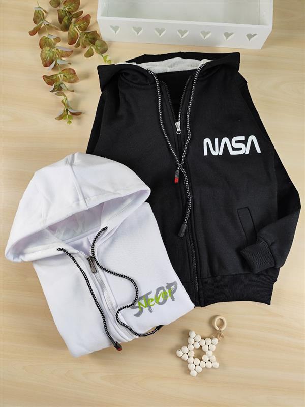 سویشرت کلاهدار Nasa stop