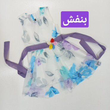 سارافون حریر گل درشت سایز کوچک