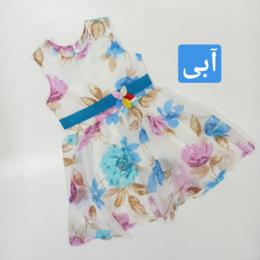 سارافون حریر گل درشت سایز کوچک