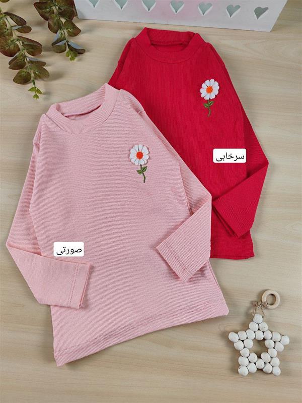 بلوز رنگی گل 