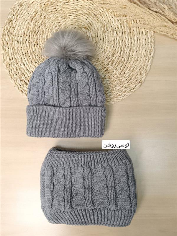 کلاه و رینگ بافت موجی 