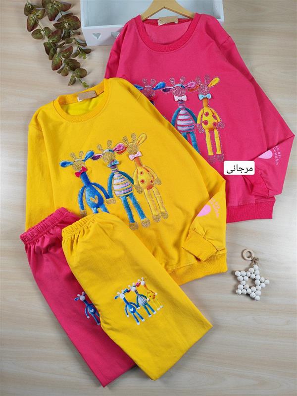 بلوز شلوار سه زرافه 