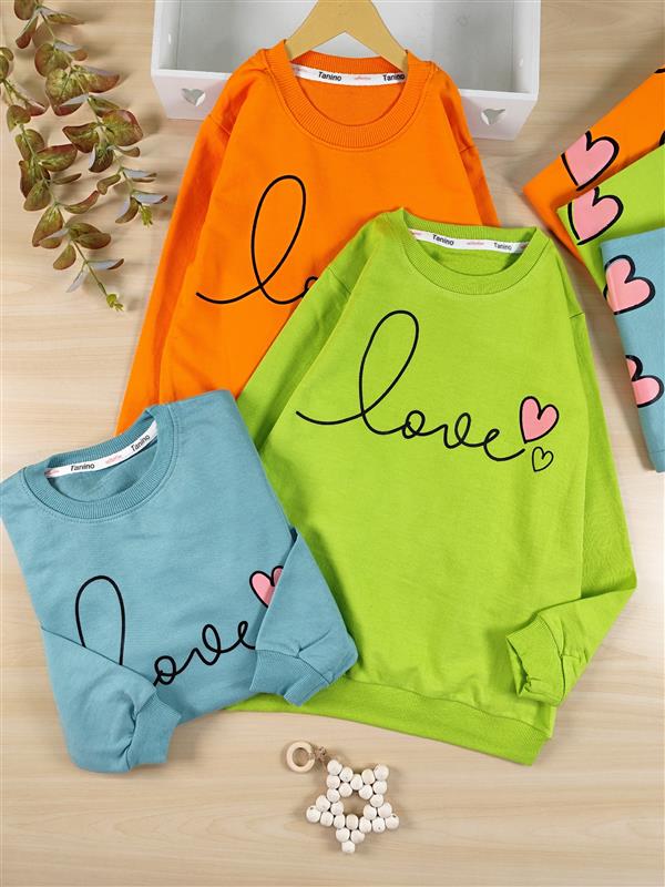 بلوز شلوار Love صورتی 