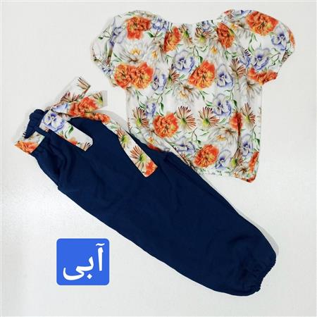 ست نیم تنه و شلوار ابر و باد
