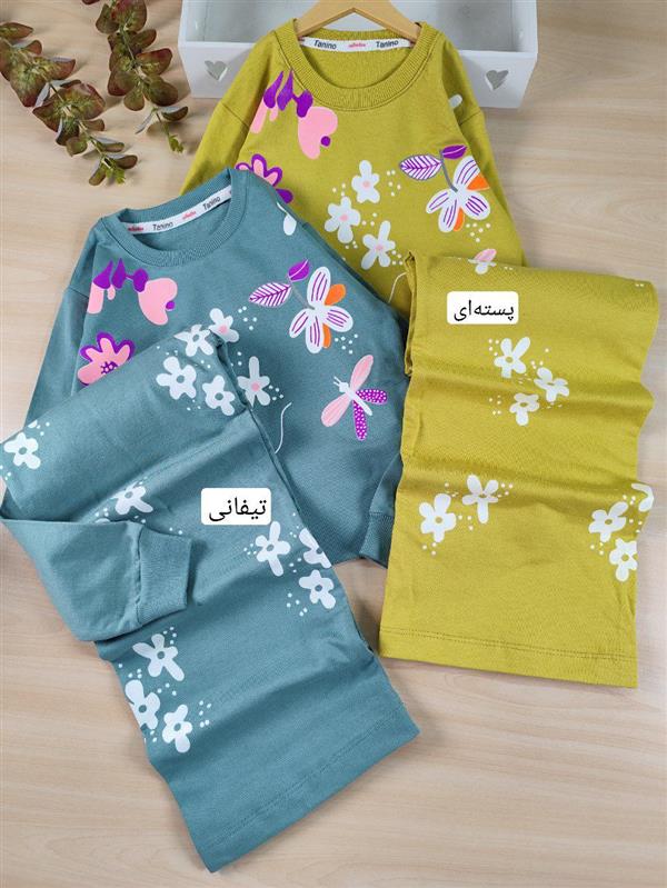 بلوز شلوار نقاشی گل ها 
