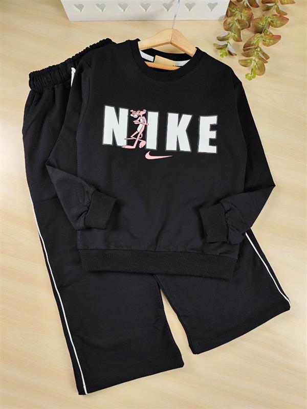 بلوز شلوار پلنگ صورتی Nike 