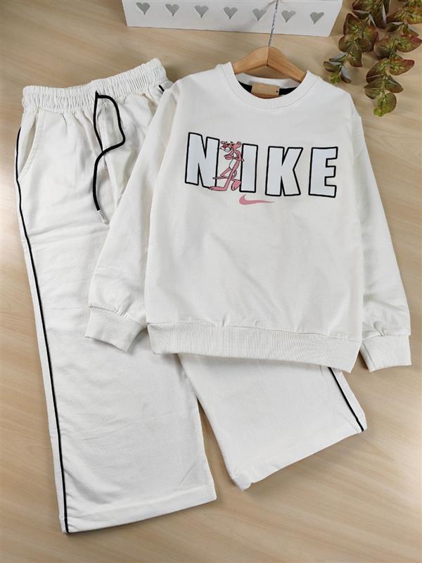 بلوز شلوار پلنگ صورتی Nike 