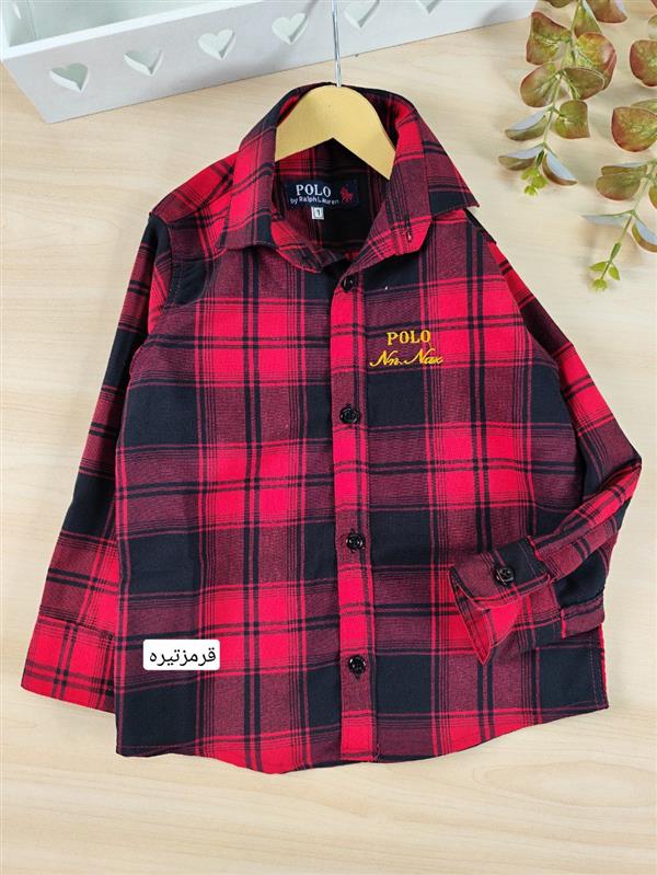 پیراهن چهارخونه پسرانه Polo