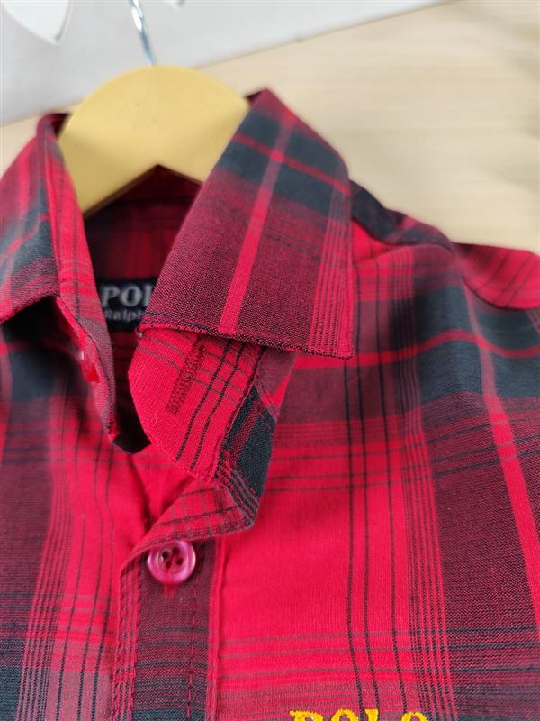 پیراهن چهارخونه پسرانه Polo