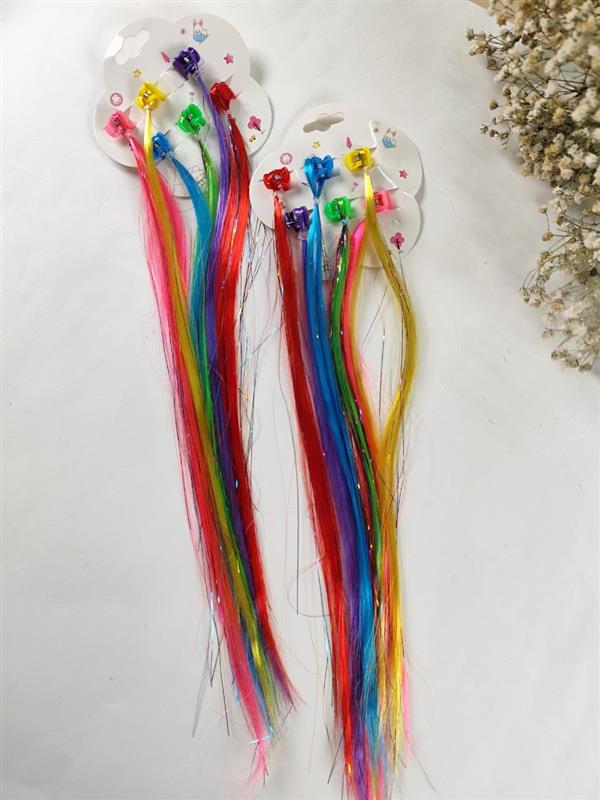گیره مویی رنگی 