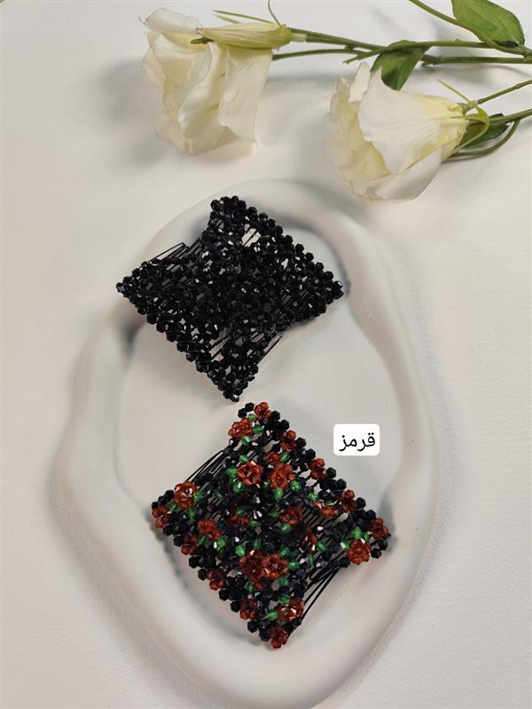 شونه مو گل منجوقی 