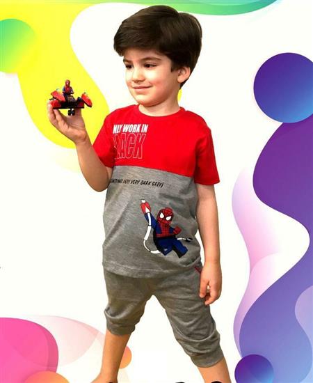 تیشرت شلوارک کارتونی مرد عنکبوتی
