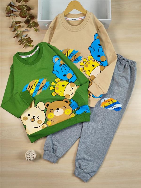 بلوز شلوار Hello animals 