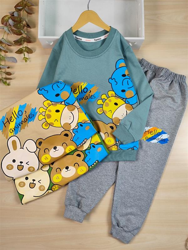 بلوز شلوار Hello animals 