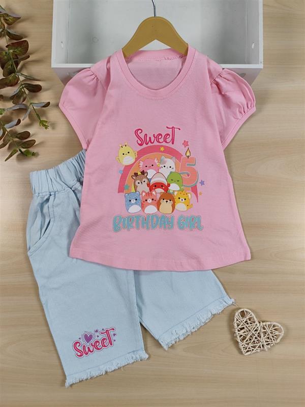 تیشرت شلوارک sweet girl 