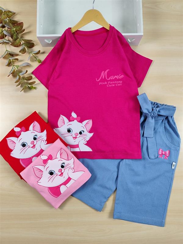 تیشرت شلوارک Cute cat