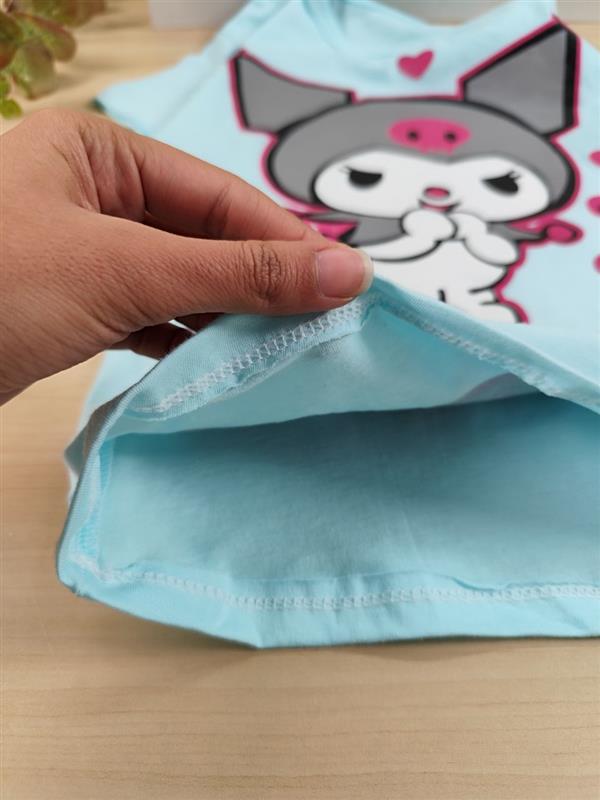 تیشرت شلوارک کرومی پاستیلی 