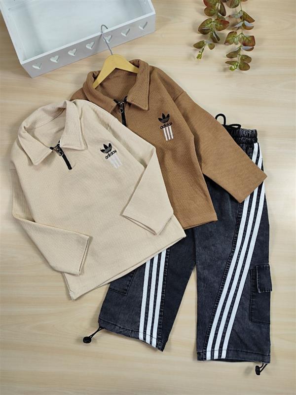 بلوز شلوار بیسکویتی Adidas 