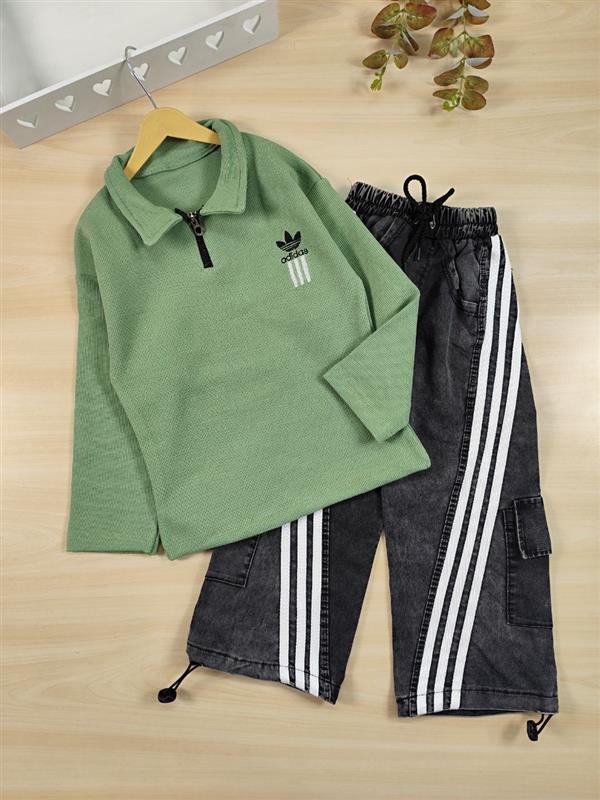 بلوز شلوار بیسکویتی Adidas 