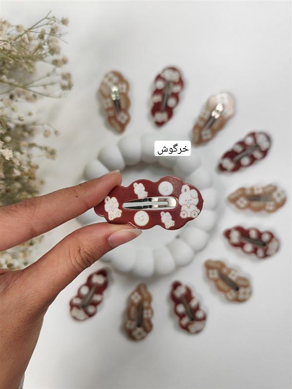 گیره پنسی خرگوش و ایموجی 