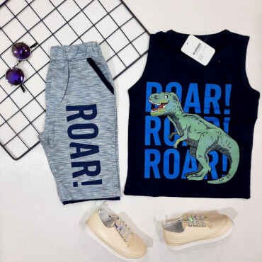 تاپ شلوارک دایناسور  Roar Roar Roar!