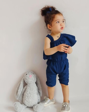 سرهمی جین یقه دلبر