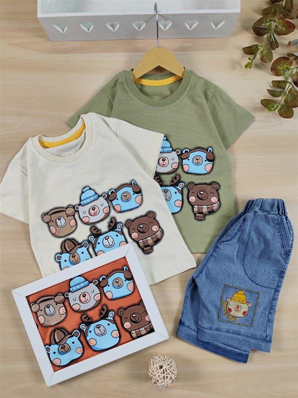 تیشرت شلوارک Blue Teddy 