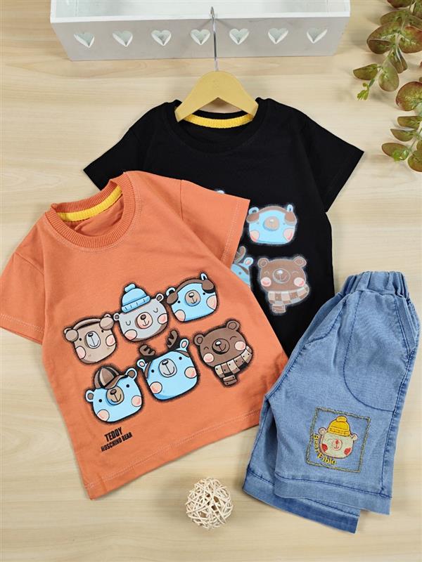 تیشرت شلوارک Blue Teddy 