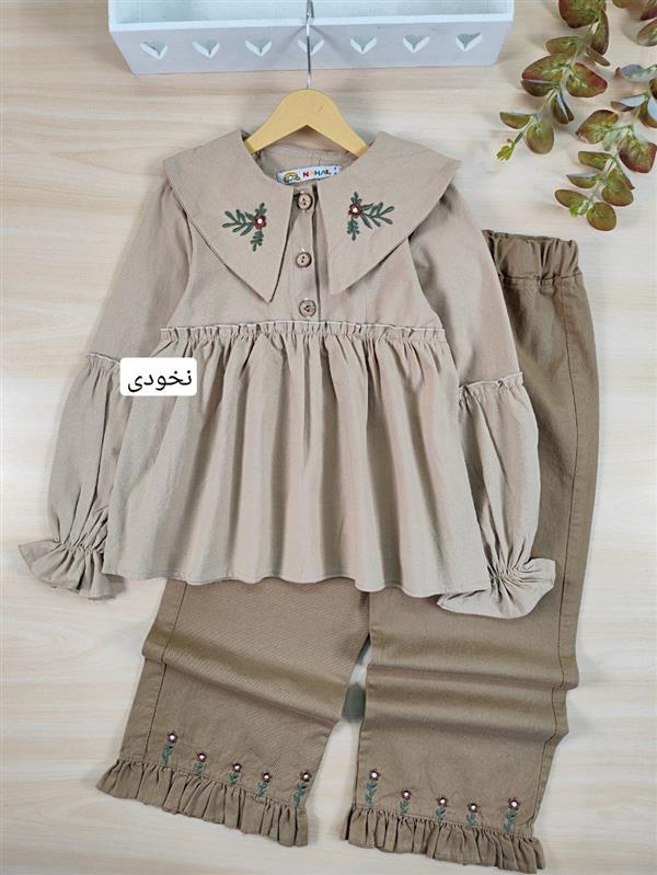 شومیز شلوار گلدوزی سیما 