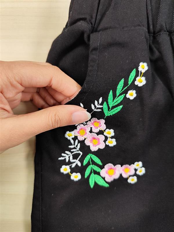 بلوز شلوار گل شکلاتی 