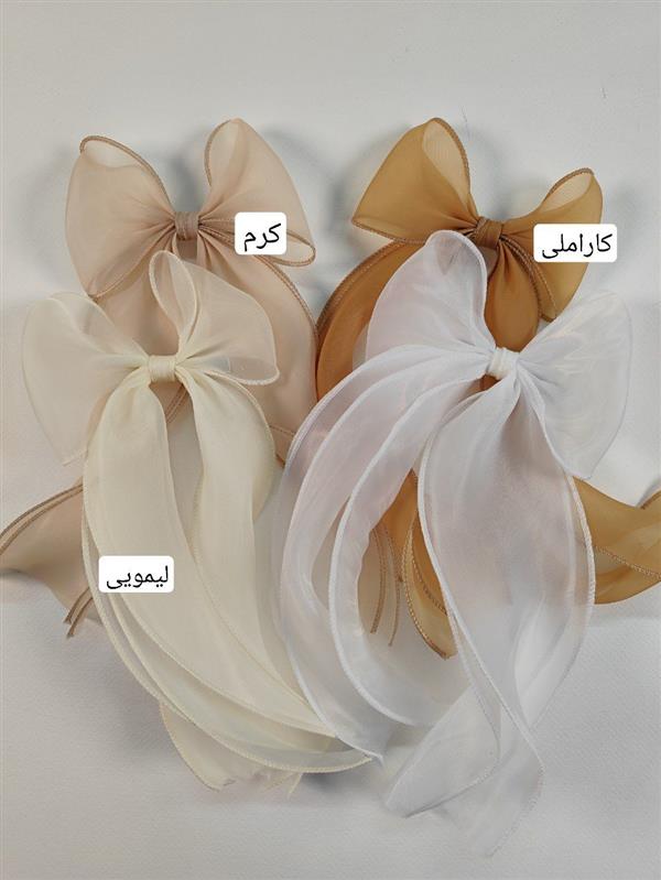 گیره پاپیونی حریر 