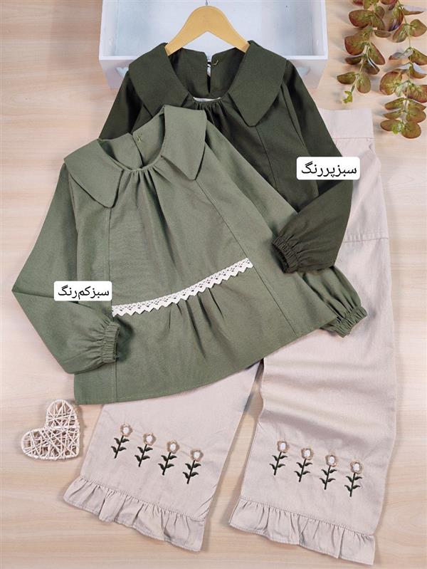 شومیز شلوار ترلان 