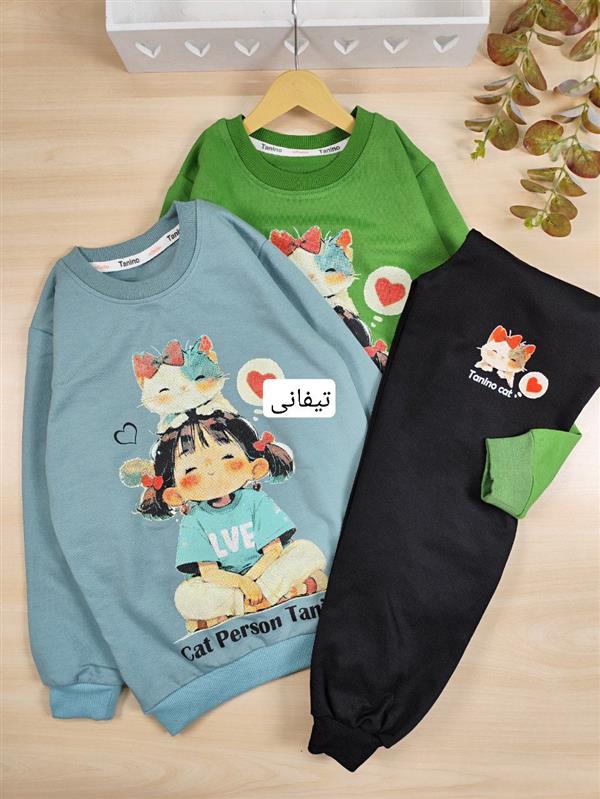 بلوز شلوار Cat person 