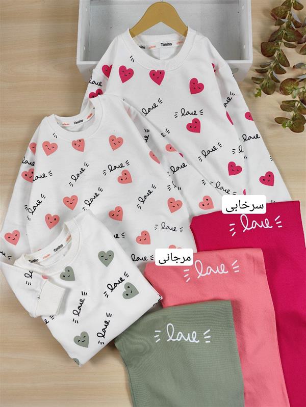 بلوز شلوار لبخند قلب ها 