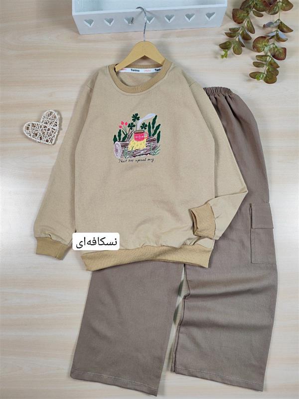 بلوز شلوار فنجون قرمز 