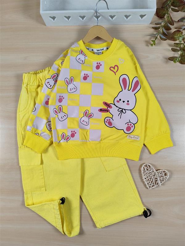 بلوز شلوار Hello bunny 