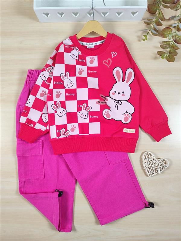 بلوز شلوار Hello bunny 