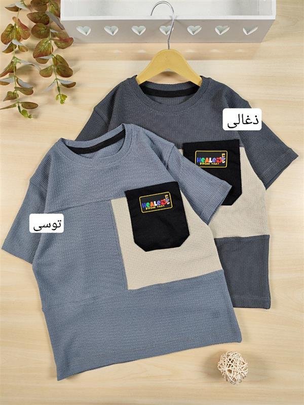 تیشرت جیب نئون 