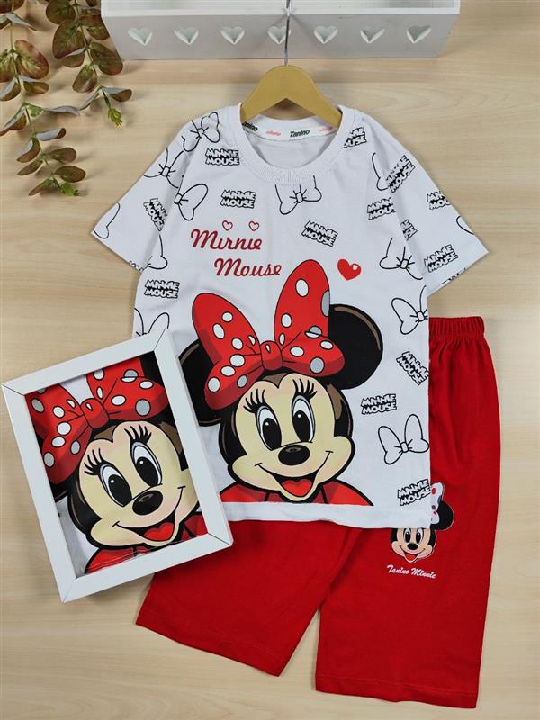 تیشرت شلوارک Happy minnie 