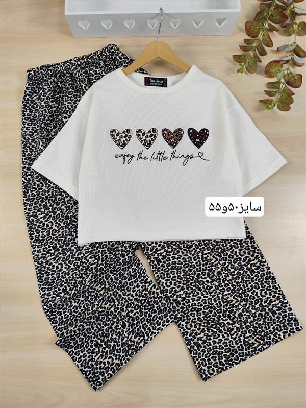 کراپ شلوار Leapard heart 